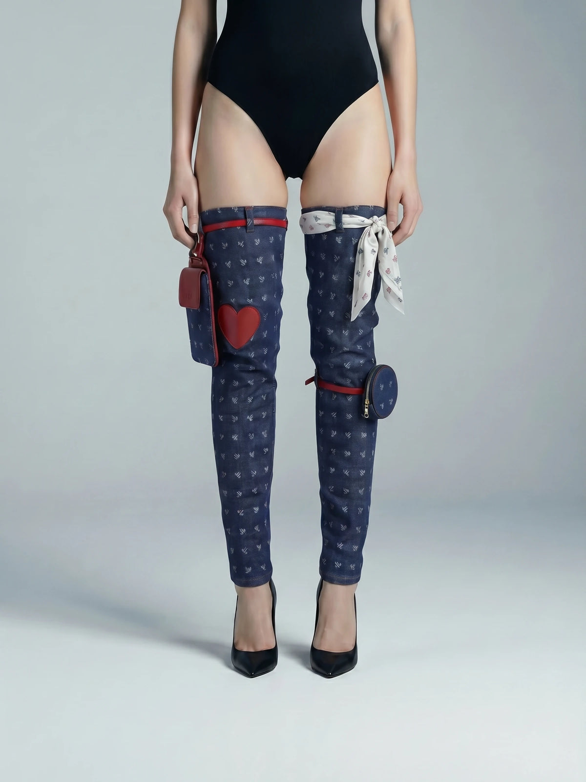 PIMP UP™ LARA HEART DENIM — vue de face