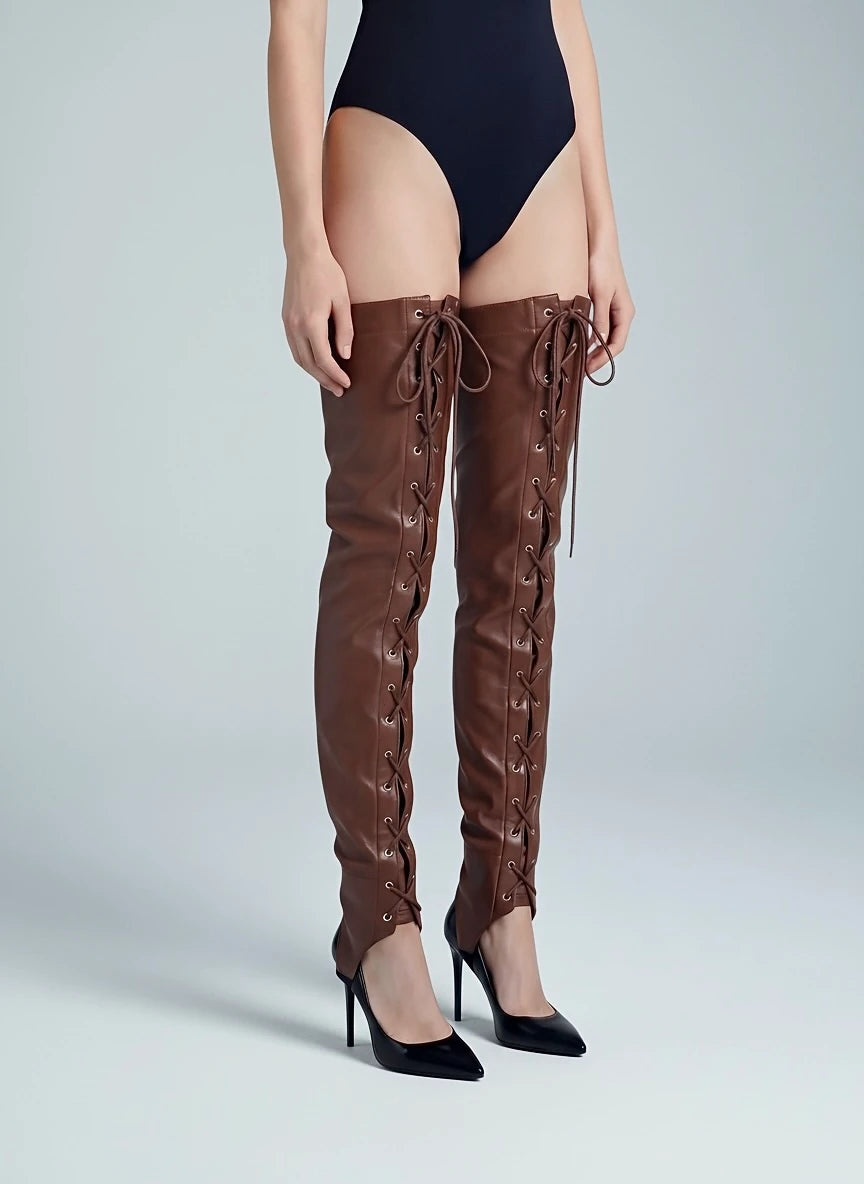 PIMP UP™ ENLACING BROWN — vue trois-quarts