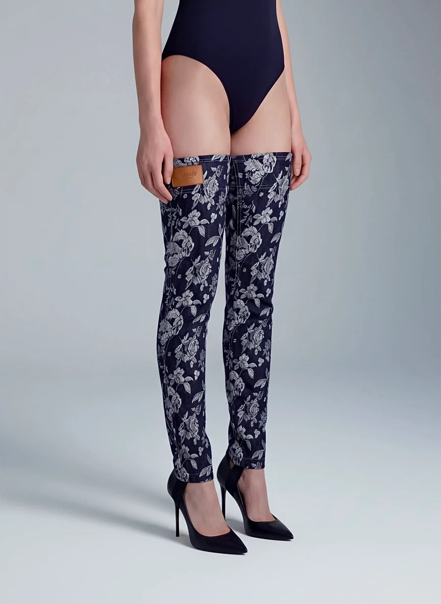 PIMP UP™ FLOWER DENIM — vue trois-quarts