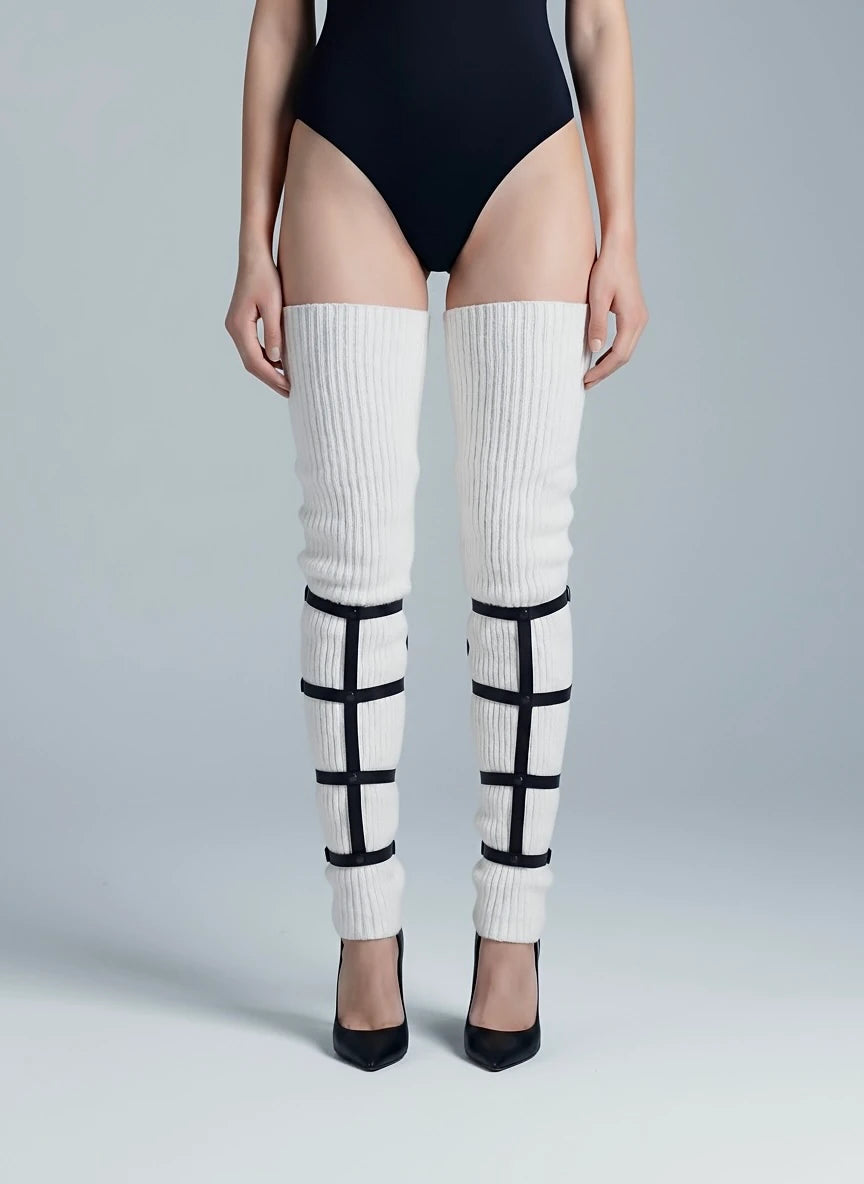 PIMP UP™ HOT SOCKS — vue de face avec harnais