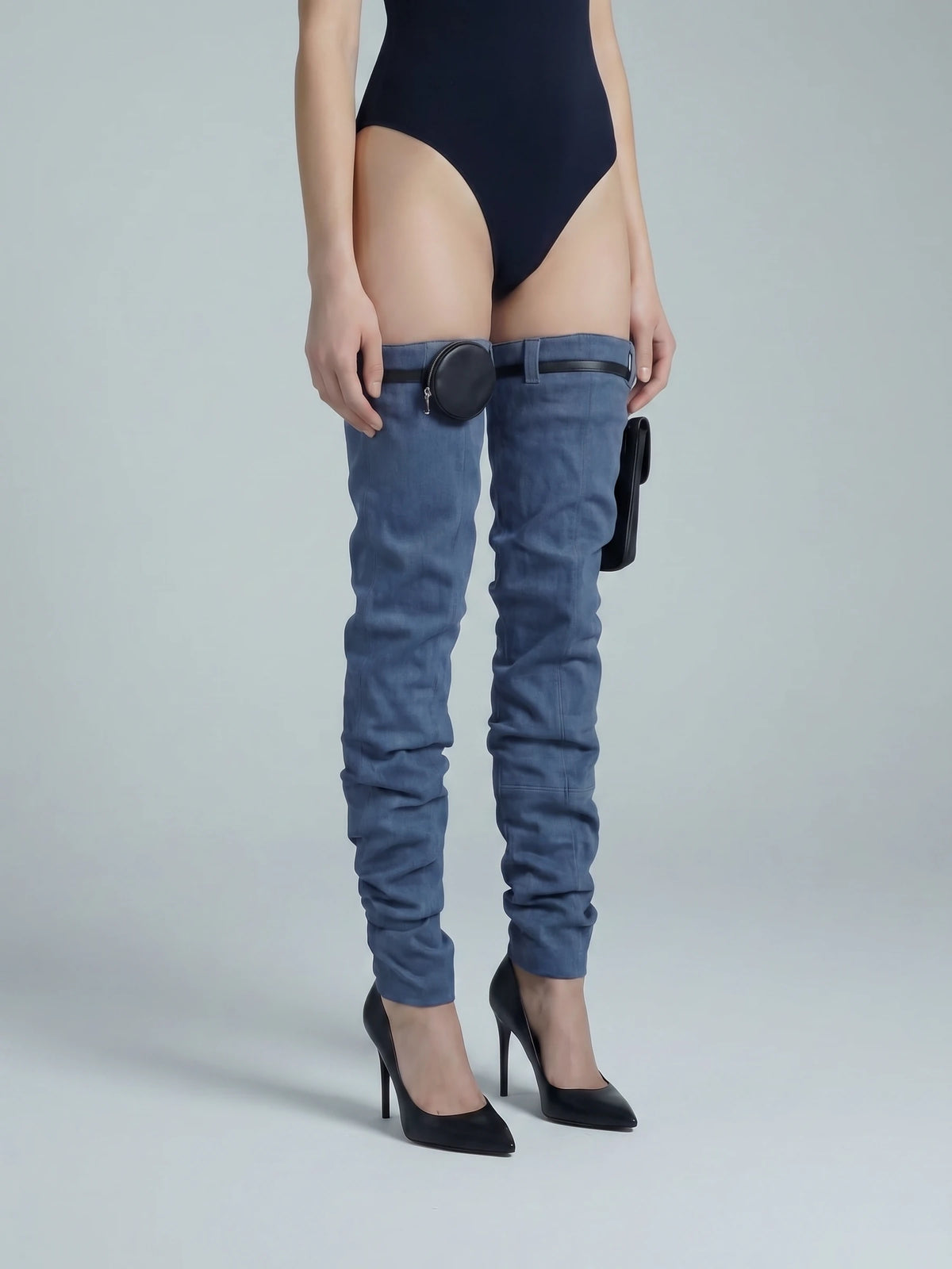 PIMP UP™ LARA BLUE JEANS — vue trois-quarts