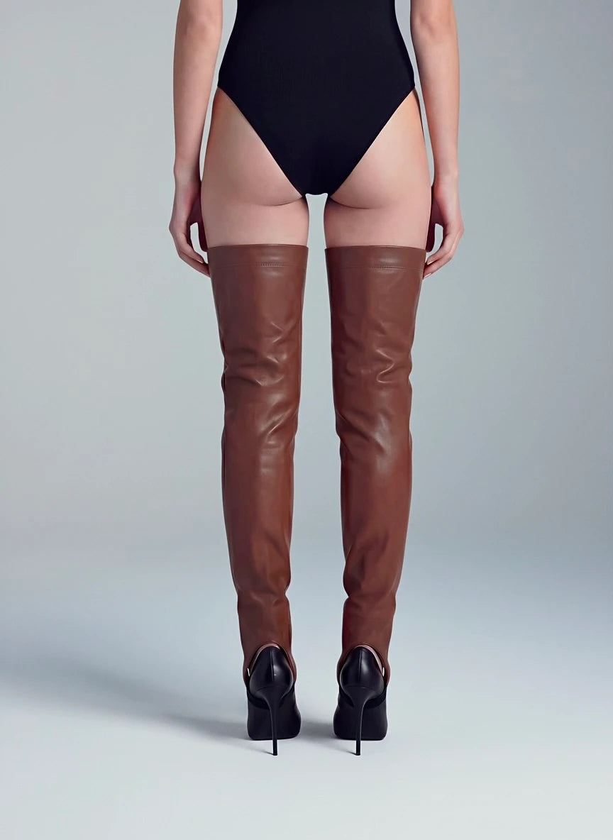 PIMP UP™ ENLACING BROWN — vue de dos