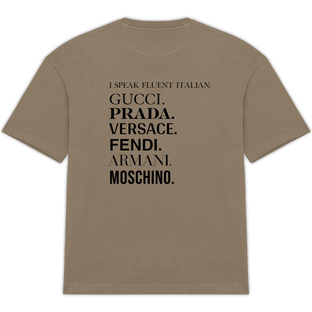 ITALIAN LANGUAGE TEE SHIRT